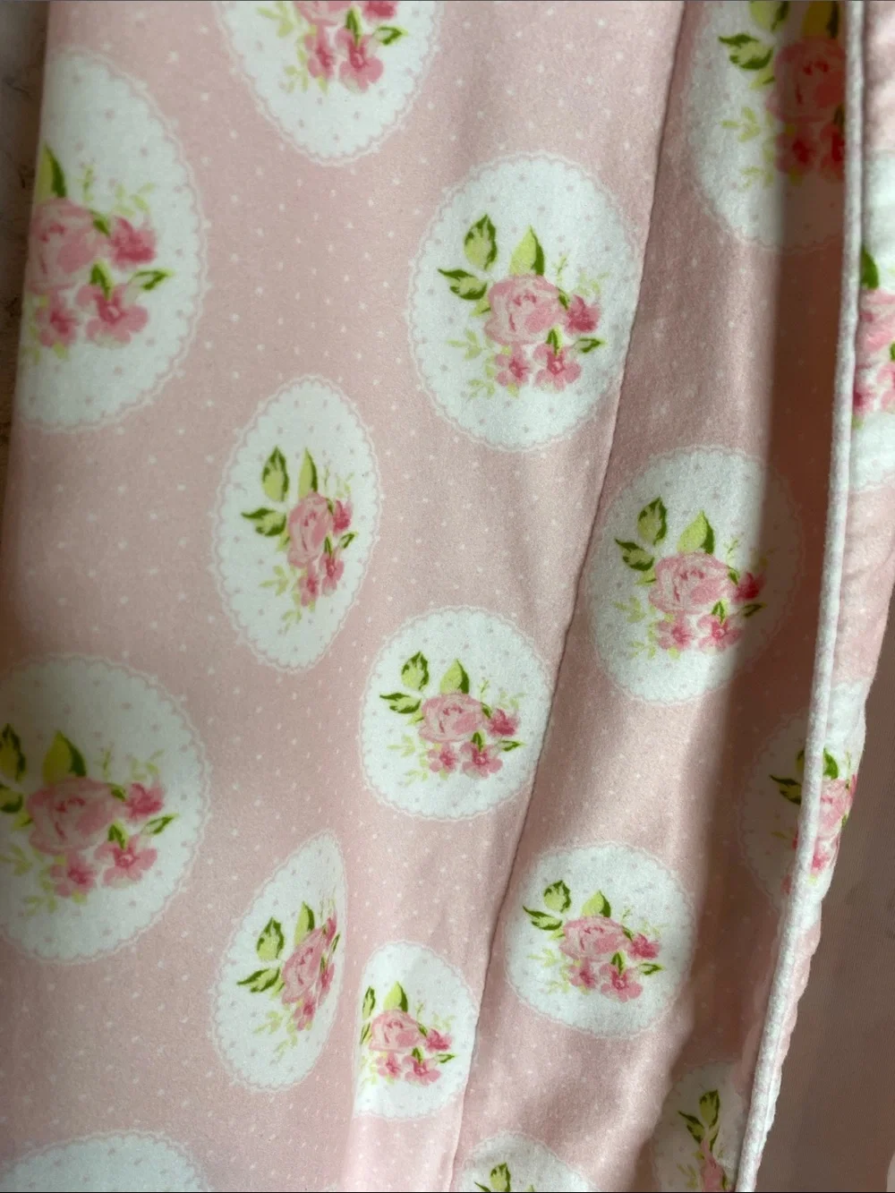 SweetHoney Pink Floral Lounge Robe